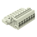 Connecteur mâle pour 1 conducteur push-in cage clamp', gris clair - Wago - 8313207/109000