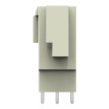 Connecteur mâle tht broche à souder 1,0 x 1,2 mm droit, gris clair
