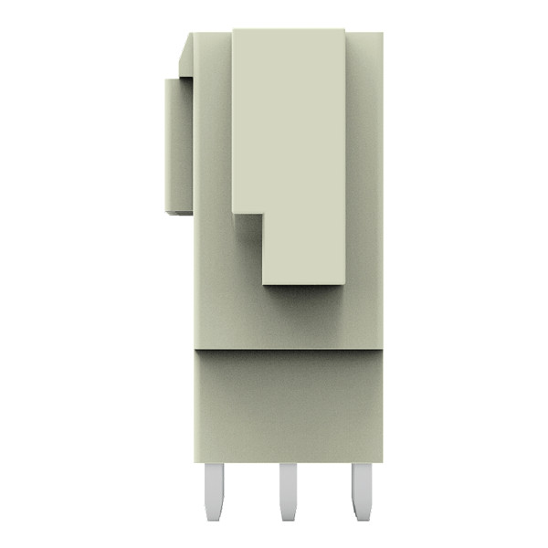 Connecteur mâle tht broche à souder 1,0 x 1,2 mm droit, gris clair