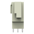 Connecteur mâle tht broche à souder 1,0 x 1,2 mm droit, gris clair