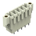 Connecteur mâle tht broche à souder 1,0 x 1,2 mm droit, gris clair