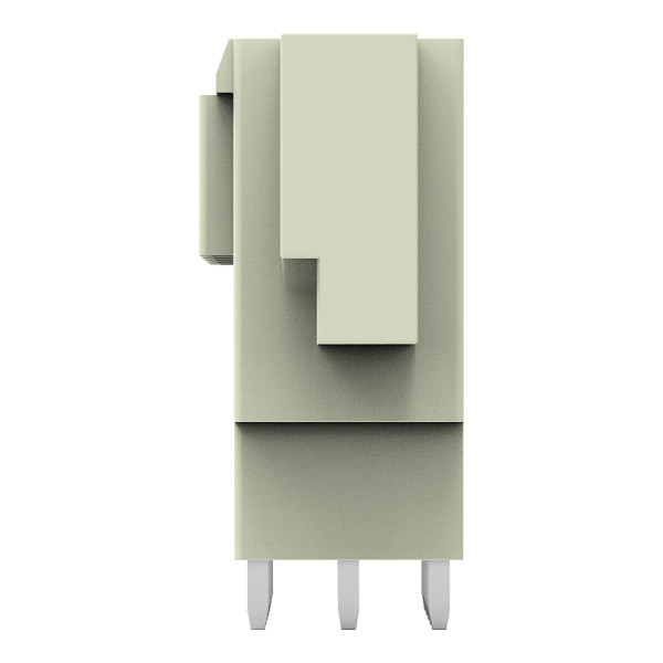 Connecteur mâle tht broche à souder 1,0 x 1,2 mm droit, gris clair
