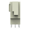 Connecteur mâle tht broche à souder 1,0 x 1,2 mm droit, gris clair