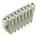 Connecteur mâle tht broche à souder 1,0 x 1,2 mm droit, gris clair
