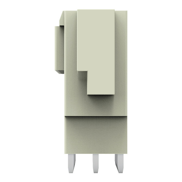 Connecteur mâle tht broche à souder 1,0 x 1,2 mm droit, gris clair