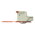 Connecteur femelle pour 1 conducteur 100% protégé contre l'inversion, gris clair