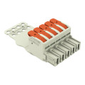 Connecteur femelle pour 1 conducteur 100% protégé contre l'inversion, gris clair