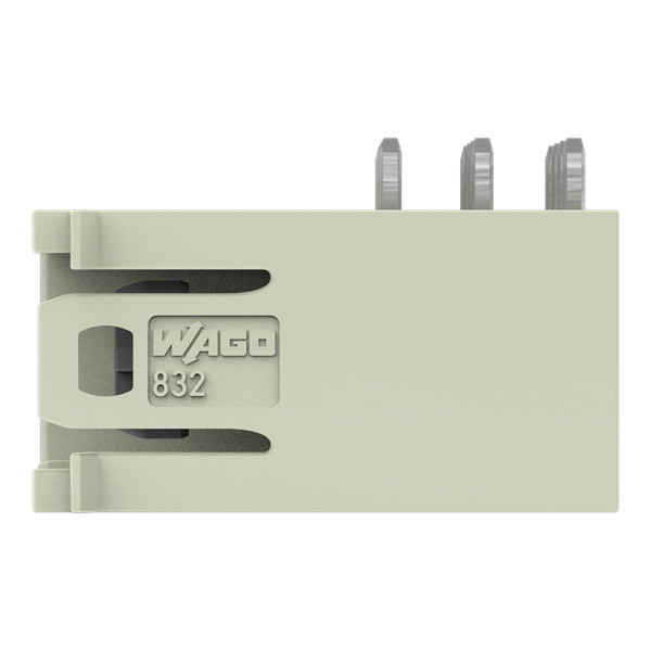 Connecteur mâle tht 1.2 x 1.2 mm solder pin droit, gris clair - Wago - 8323644