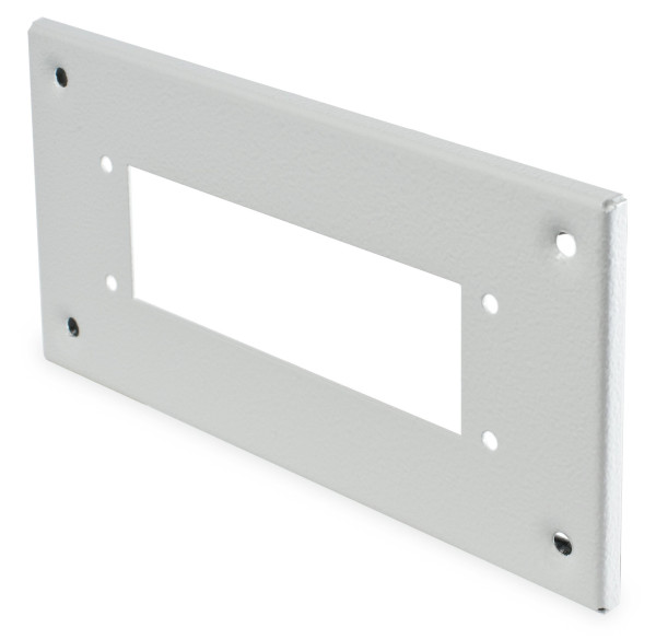 Plaque f204 avec découpe pour système d'insertion ip65 (1 découpe)