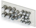 Plaque f300-1 - percée, sans presse-étoupes 4xm20, 6xm16, 22xm12