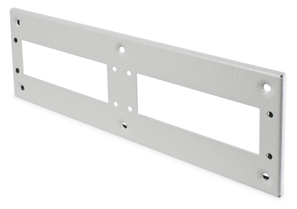 Plaque f304 avec découpes pour système d'insertion ip65 (2 découpes)