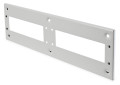 Plaque f304 avec découpes pour système d'insertion ip65 (2 découpes)