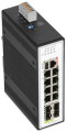 Switch ethernet administrable 8 ports 1000base-t - 4 slots sfp 1000 cei 61850-3