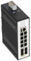 Switch ethernet admin. 8 ports poe+ 1000base-t - 4 slots sfp 1000 cei 61850-3