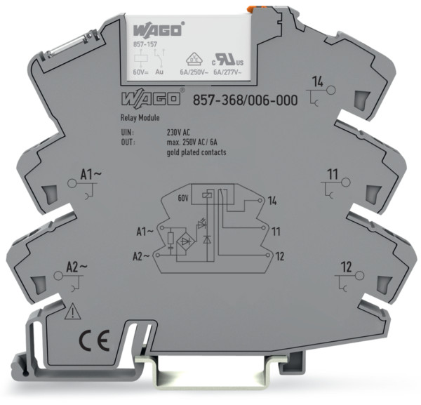 Rel ac 230v, gris