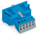 Connect fem 5 p/bleu vers.snap-in - Wago - 8902105