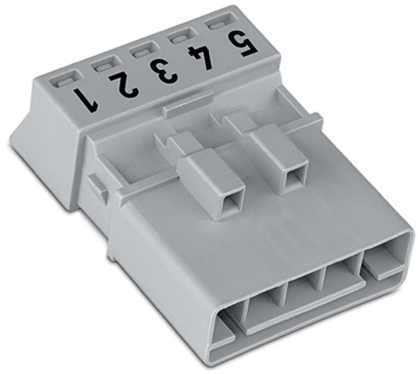 Connecteur 5 pôles, gris - Wago - 890255