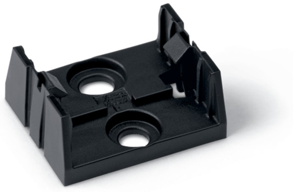 Montageplatte f.verteiler 5-p. schw - Wago - 890625