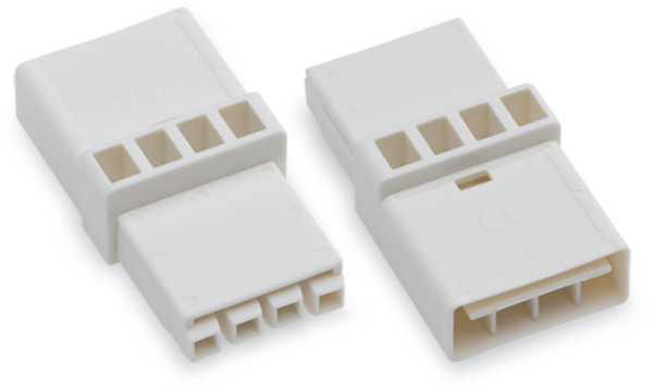 Dispositif d'accouplement 4 pôles cod. a, blanc
