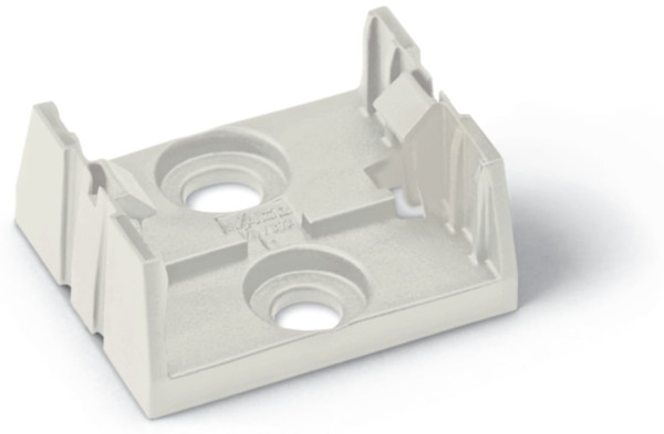 Montageplatte f.verteiler 5-p. weiss - Wago - 890675