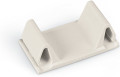 Pièce de raccordement pour découpe 4 pôles, blanc