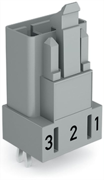 Connecteur pour circuits imprimés droit 3 pôles, gris - Wago - 890853