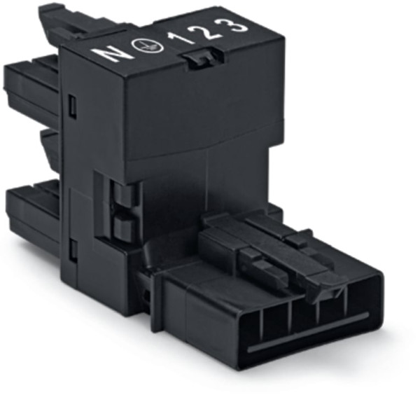 Distributeur « h » 5 pôles cod. a, noir