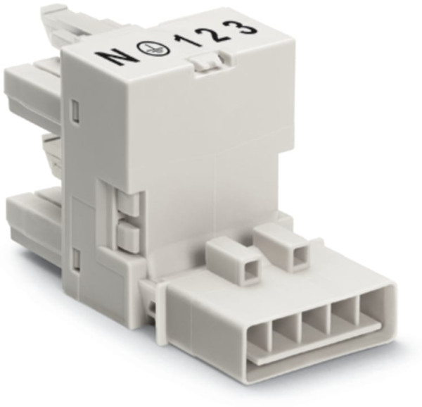 Distributeur « h » 5 pôles cod. a, blanc