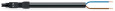 Cordon femelle/dénudé 2x1,5mm² ho5vvf noir 2m