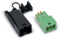 Connecteur mâle 2 pôles knx vert - Wago - 8931012