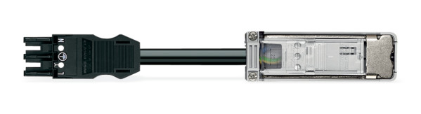 Dérivateur préassemblé avec connecteur femelle avec câble h05vv-f de 35 cm, blan