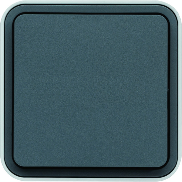 Cubyko interrupteur v&v complet saillie, 10ax, ip55, finition gris