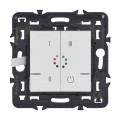 Commande sans fil multicouleur Mosaic Zigbee With Netatmo - Blanc, sans plaque