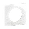 Plaque céliane 1 poste - blanc relief emballage gd