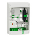Tableau de communication VDI box Schneider Resi9 13 modules 2 rangées support box opérateur 2 prises