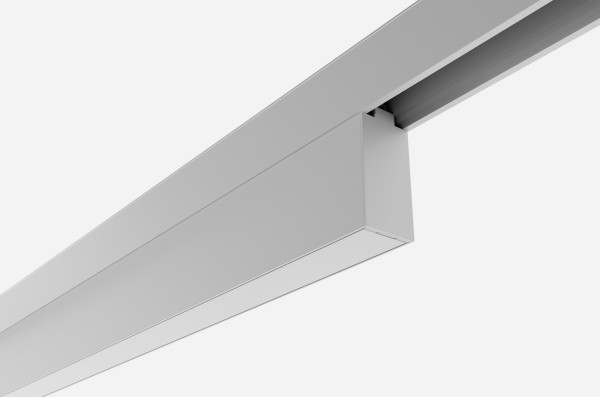 Luminaire linéaire sur rail raxa wallwasher 1200 31w 3272lm 930 dali blanc