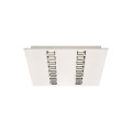 Luminaires tertiaire et scolaire encastrés - optix luminaire led encastré 600x600mm 2 lignes so 23w 2900lm 830 aluminium