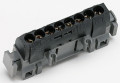 Bornier de répartition isolé IP2X phase Legrand 8 connexions 1,5mm² à 16mm² longueur 75mm noir 
