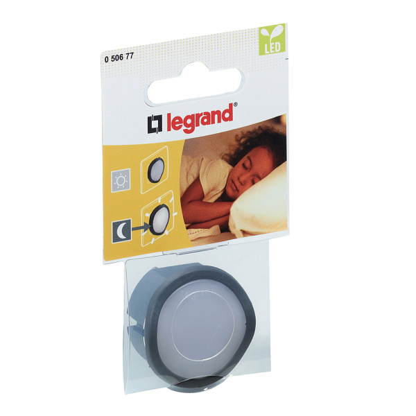 Veilleuse crépusculaire automatique - LED haute luminosité - noir - Legrand - Legrand - 050677