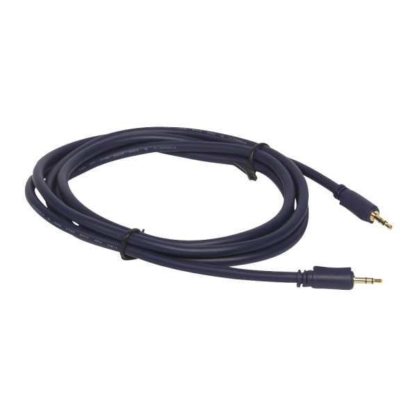 Cordon audio stéréo jack 3.5 mm mâle/mâle - long 2 m