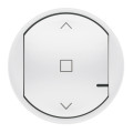 Enjoliveur blanc Céliane pour commande volets roulants With Netatmo