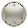 Enjoliveur Céliane With Netatmo pour commande sans fils Lever/Coucher - finition titane