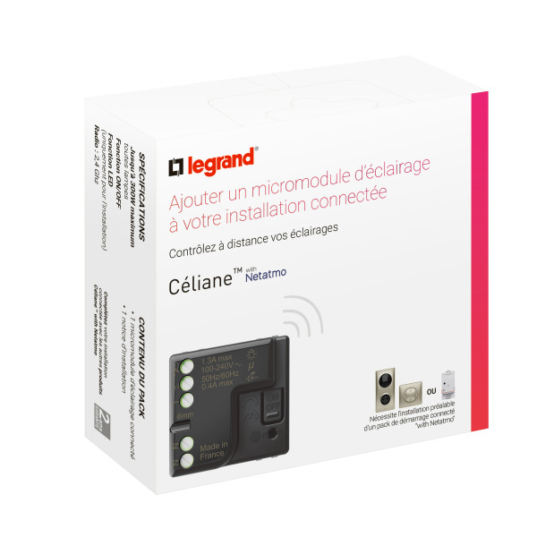 Micromodule Legrand pour éclairage connecté 300W avec neutre