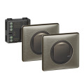 Créer un va-et-vient sans fil Legrand Céliane graphite 2 interrupteurs sans fil et 1 micromodule