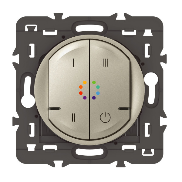 Commande sans fil Céliane With Netatmo pour ampoules multicouleurs compatible Zigbee - finition titane
