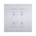 Interrupteur 4 scénarios acier brossé Legrand My Home Art d'Arnould univers Epure
