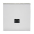 Prise RJ45 acier miroir Legrand Art d'Arnould univers Epure cat. 6 FTP