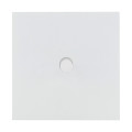 Poussoir à bouton rond blanc satin Legrand Art d'Arnould univers Epure