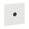 Prise télévision blanc satin Legrand Art d'Arnould univers Epure