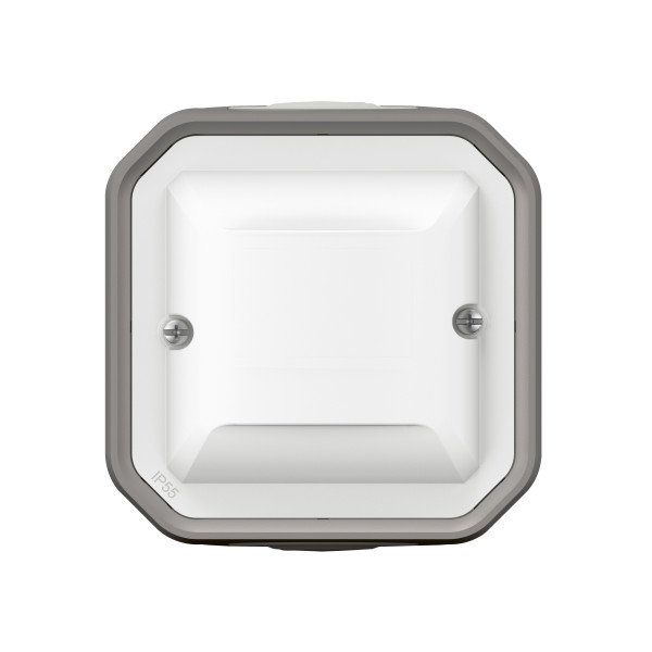 Détecteur de mouvement Legrand plexo 2fils sans neutre complet en saillie gris